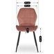 Стул бархатный MEBEL ELITE IRYS Velvet Розовый
