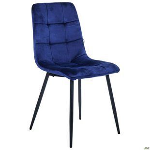 Стул Cherry Velvet AMF Синий реальная фотография