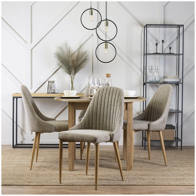 Стул MEBEL ELITE TORINO ткань Бежевый реальная фотография