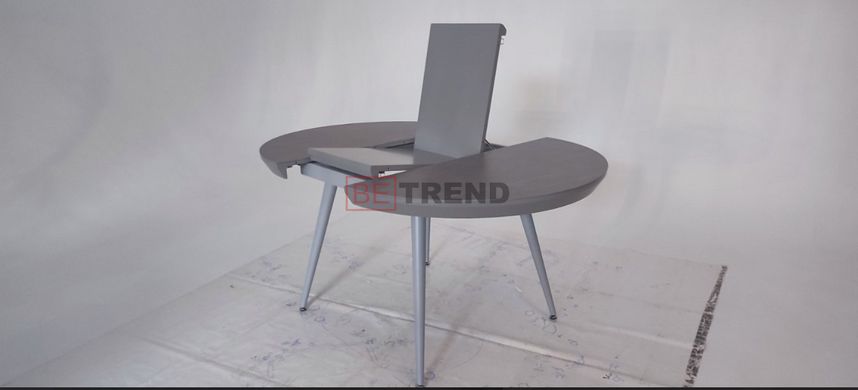 Стол раскладной TML-875 Vetro 110(150)x110 Айс Грей реальная фотография