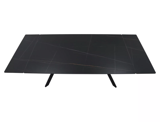 Стіл Обідній IMPERIA 180(240)x90 Signal Чорний / Чорний жива фотографія