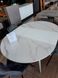 Стол раскладной TML-875 Vetro 110(150)x110 Белый Мрамор