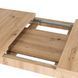 Стіл розкладний MEBEL ELITE SKUBI 120(160)х75 см Дуб артизан