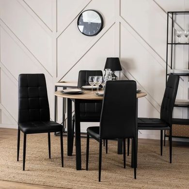 Стул MEBEL ELITE TEX 2, экокожа: черный реальная фотография