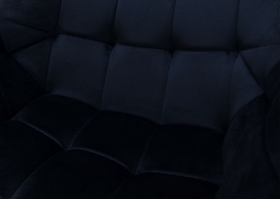 Кресло ELEGANTE Velvet Intarsio Черный реальная фотография