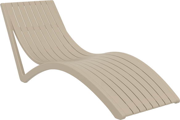 Комплект із 2 шезлонгів Onto Siesta Slim + Стіл Siesta Ocean Side Table - Taupe