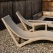 Комплект із 2 шезлонгів Onto Siesta Slim + Стіл Siesta Ocean Side Table - Taupe