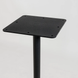 Стол Ibiza Soft light Lovko 70x70 Черный металл/кашемир