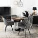 Стул поворотный бархатный MEBEL ELITE IDA Velvet Серый