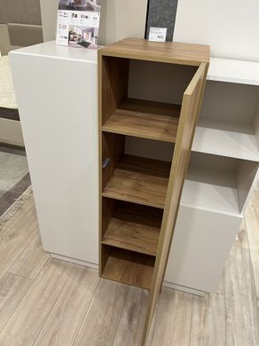 Комод Perfect Home 3Д / 3D 3-дверний 3D/110 Білий/дуб крафт золотий жива фотографія