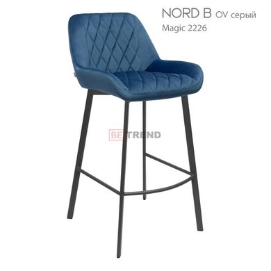 Барный стул NORD Bjorn Синий реальная фотография
