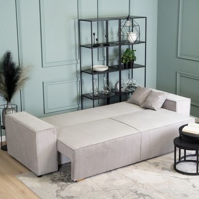 Диван MEBEL ELITE AMIR 247 см Серый