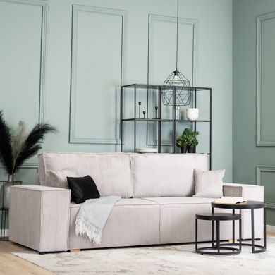 Диван MEBEL ELITE AMIR 247 см Серый