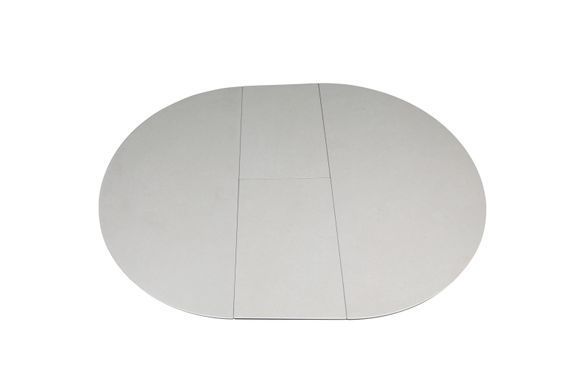 Стол раскладной GENEWA CERAMIC Intarsio 105(140)x105 бежевый/черный реальная фотография