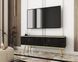 Тумба под ТВ Perfect Home Оро / Oro RTV135 золото Черный мрамор реальная фотография