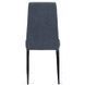 Комплект стол раскладной MEBEL ELITE CLARK 120(160)х80 см Дуб артизан/черный +4 стула TEX Темно серый