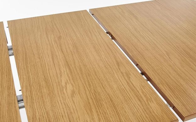 Стол раскладной SORBUS Halmar 100/200x100 Дуб реальная фотография