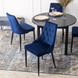 Стул бархатный MEBEL ELITE CORK Velvet Темно-синий