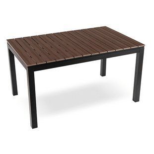 Стіл Розкладний обідній ARGOS MEBEL ELITE 140(180)х90 Горіх /чорний жива фотографія