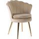 Стул бархатный MEBEL ELITE VIOLA Velvet Беж/золото
