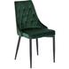 Стул бархатный MEBEL ELITE CORK Velvet Зеленый реальная фотография