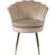 Стул бархатный MEBEL ELITE VIOLA Velvet Беж/золото