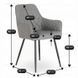 Стул MEBEL ELITE BRESSO 2 Серый