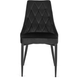 Стілець оксамитовий MEBEL ELITE CORK Velvet Чорний