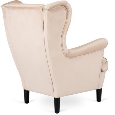 Крісло м'яке оксамитове MEBEL ELITE KLARIS 2 Velvet Беж