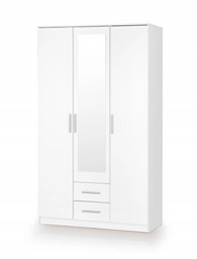 Шкаф LIMA S3 Halmar Белый с Зеркалом реальная фотография