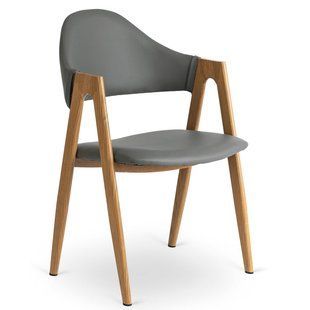 Стілець MEBEL ELITE WILLY екошкіра Сірий жива фотографія