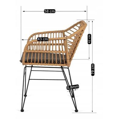 Стул MEBEL ELITE MUSA Дерево реальная фотография