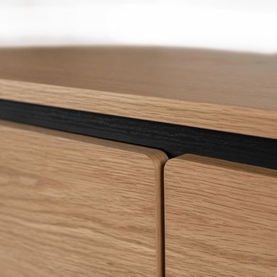 Комод MEBEL ELITE BECK Дуб реальная фотография