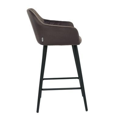 Барний стілець ANTIBA Concepto Сіро-Коричневий жива фотографія