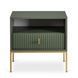 Прикроватная тумба MARCOS MEBEL ELITE Зеленый/Золото