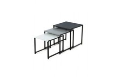 Журнальный стол Trio M110/3 Arhome 45x45 Black/Grey/White