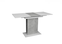 Розкладний стіл STOUN B/I Intarsio 100(135)x60 Біла аляска / Індастріал жива фотографія