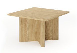 Стол журнальный Perfect Home Набу / Nabu 80x80 квадратный Дуб масляный реальная фотография
