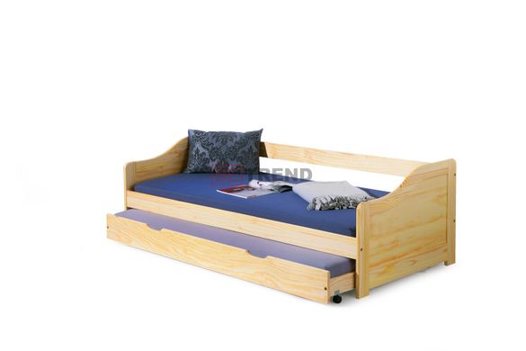 Кровать детская LAURA Halmar 96x209 Сосна реальная фотография