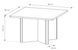 Стол журнальный Perfect Home Набу / Nabu 80x80 квадратный Дуб масляный