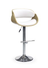Барный стул H-43 Halmar Дуб / Белый реальная фотография