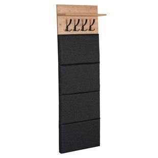 Вешалка MEBEL ELITE PARMA 50 Дуб Артизан/графит реальная фотография