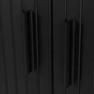 Комод MEBEL ELITE MELEK Черный реальная фотография