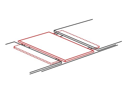 Стіл Розкладний FRESNO Signal 150(210)x90 Дуб Артизан / Чорний жива фотографія