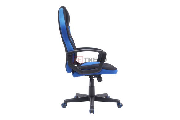 Комп'ютерне крісло DAKAR Signal Чорний / Синій жива фотографія