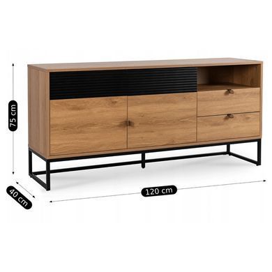 Комод MEBEL ELITE COMO Дуб жива фотографія