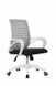 Компьютерное кресло POLO Intarsio Свет Серый / Черный реальная фотография