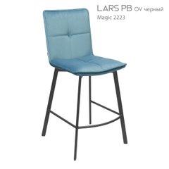 Полубарный стул LARS Bjorn Синий реальная фотография