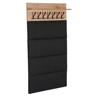 Вешалка MEBEL ELITE PRATO 80 Дуб Артизан/графит реальная фотография