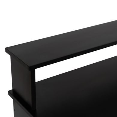 Письменный стол MEBEL ELITE RED 136 см Черный реальная фотография